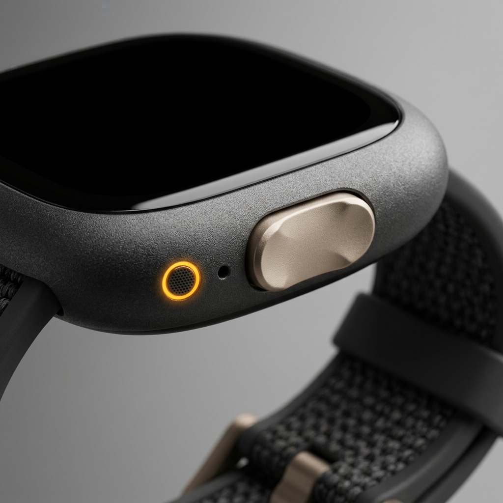 AURA Orbit raised tactile crescent control button macro